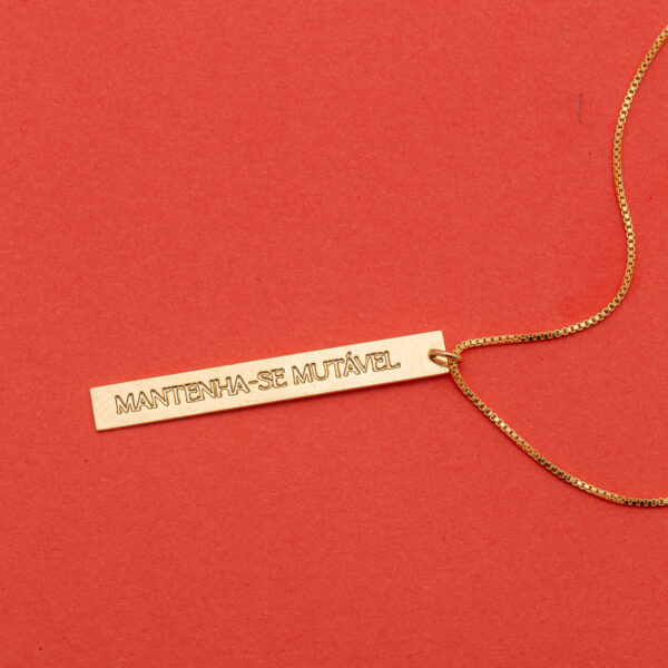 Colar Mantenha-se Mutável
