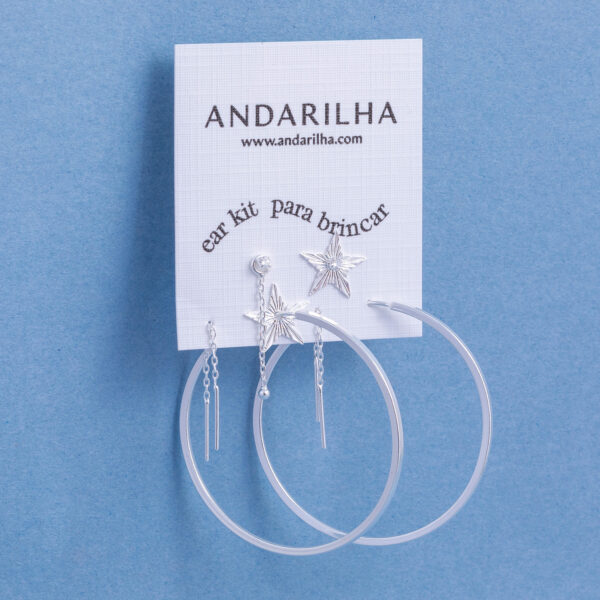 Ear Kit Argola grande Star