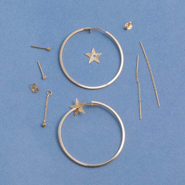 Ear Kit Argola grande Star